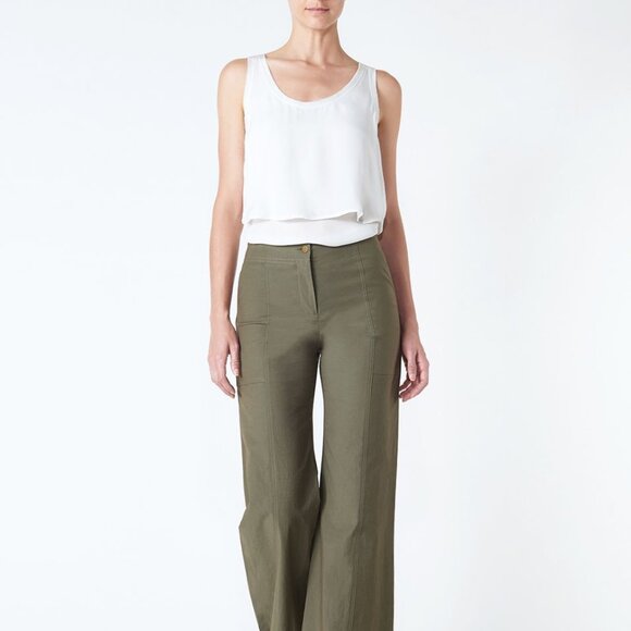 Veronica Beard Raw Edge Silk Tank - Picture 2 of 11